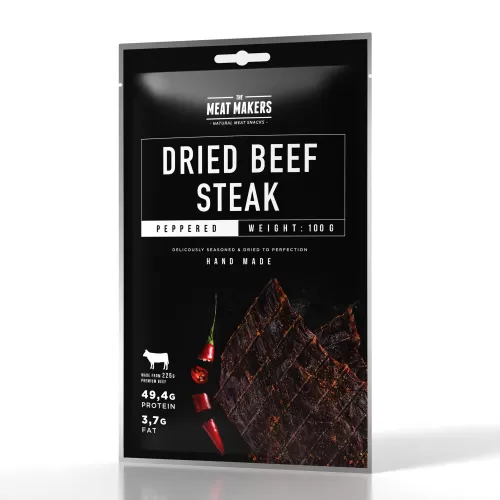 MM Jerky BEEF STEAK PEPPERED