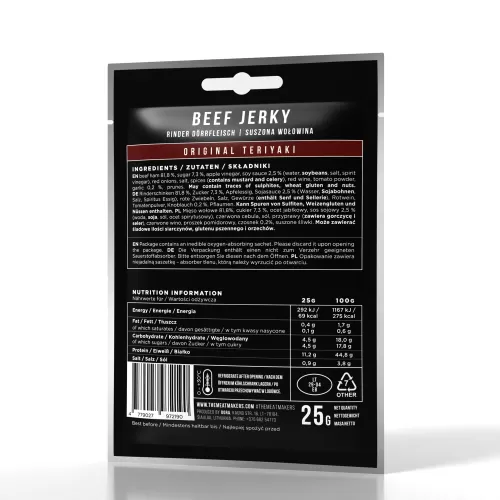 MM Jerky TERIYAKI BEEF