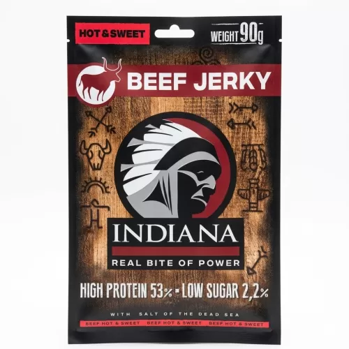 Indiana Beef Jerky Hot & Sweet